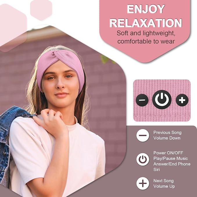 Bluetooth Headband Headphones, Wireless Headband - Image 5