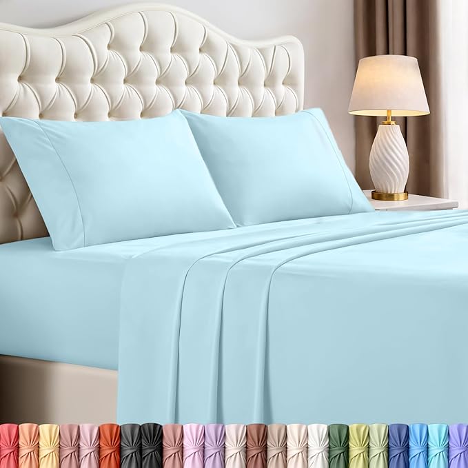 Utopia Bedding Queen Size Sheet Set – 4 Piece Bed Sheets, Soft and Breathable by UTOPIABEDDING