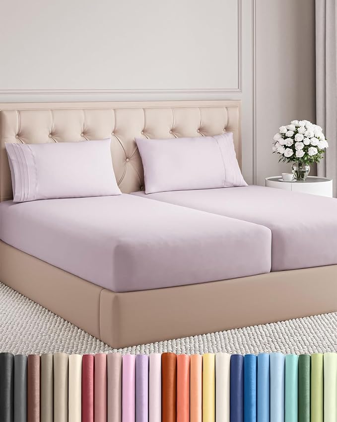 Split King Size 5 Piece Sheet Set by CGKUnlimited