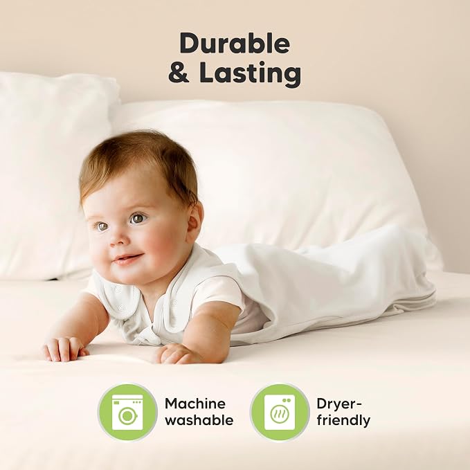 2-Pack Organic Baby Sleep Sacks, 100% Cotton - Image 8