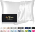 Silk Pillowcase for Hair and Skin, Mulberry Silk Pillow Cases King Size by HOME