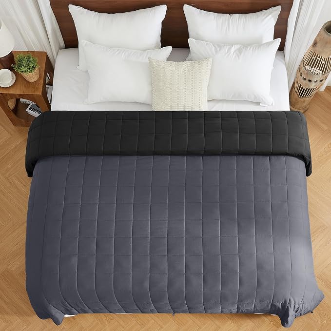 King Size Weighted Blanket for Adults Cooling Heavy Blanket for Sleeping - Image 8