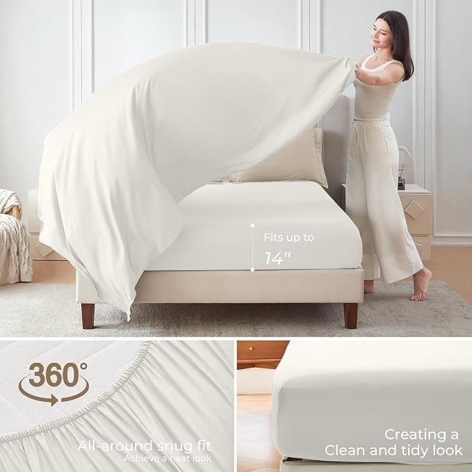 Sasttie Full Size Comforter Sets, 7 Pieces Reversible Bed in a Bag Full - Image 4