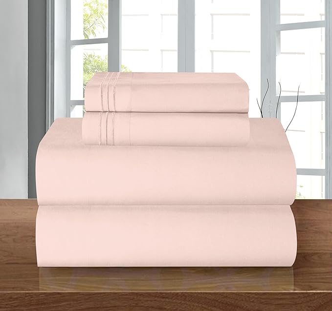 Elegant Comfort Luxury 1500 Premium Hotel Quality Microfiber 4-Piece Sheet Set by ELEGANTCOMFORT