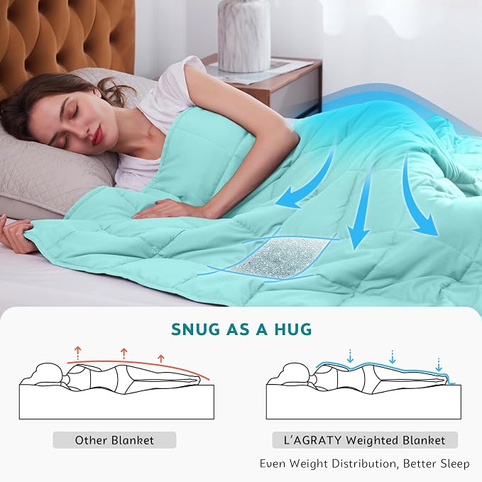 L'AGRATY Weighted Blanket - Image 3