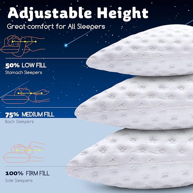 KUCEY Cooling Side Sleeper Pillow - Image 2