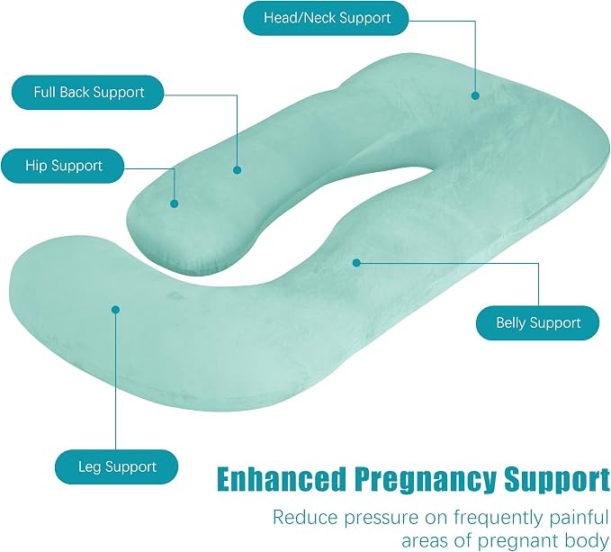 Cute Castle Pregnancy Pillows, Soft U-Shape Maternity Pillow - Image 4