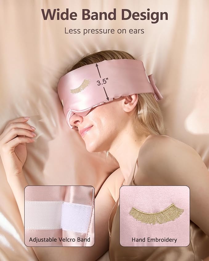 BeeVines Pure Silk 3D Sleep Mask - Image 5
