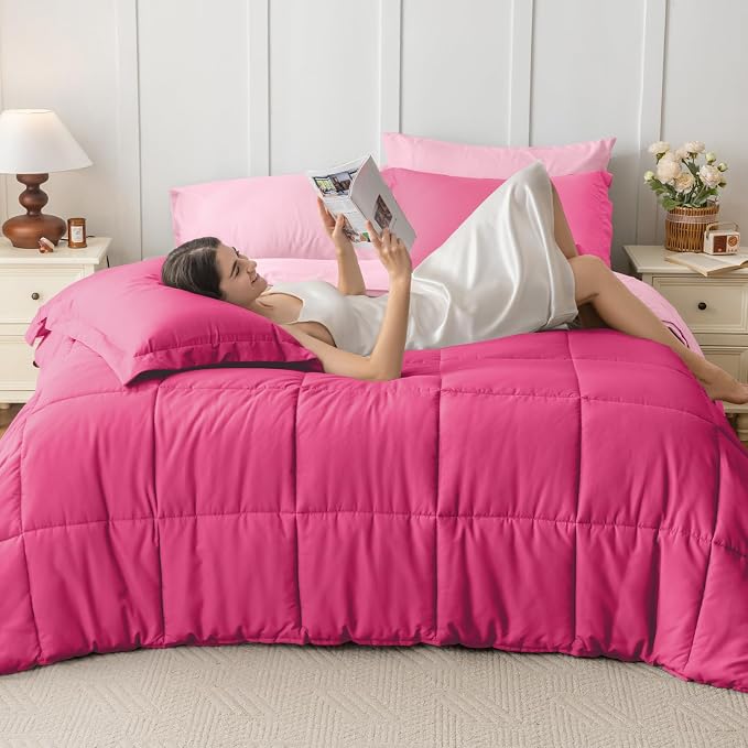 JOLLYVOGUE King Comforter Set, Ultra-Soft Bed in a Bag King Size 7 Pieces - Image 6