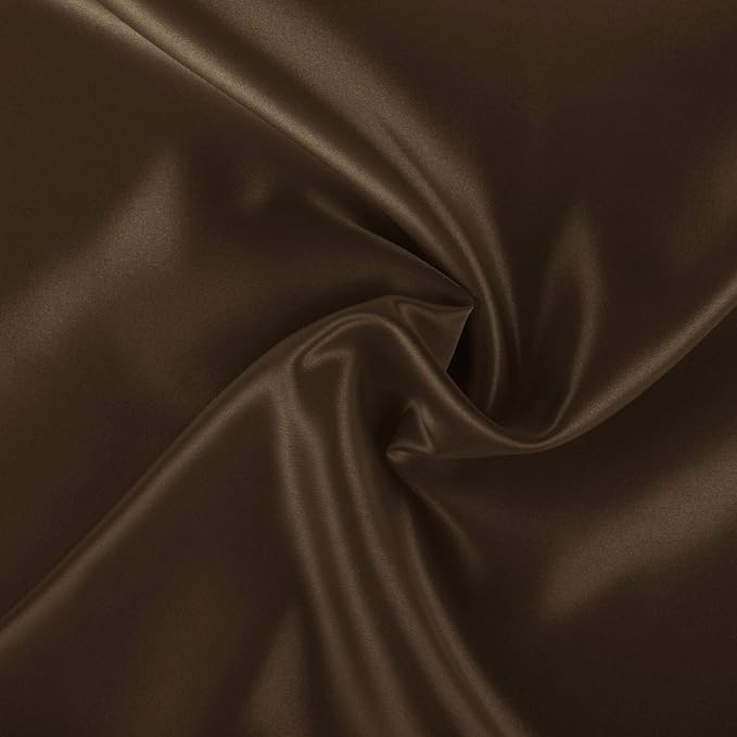 BLISSFORD Brown Satin Pillowcase - Image 9