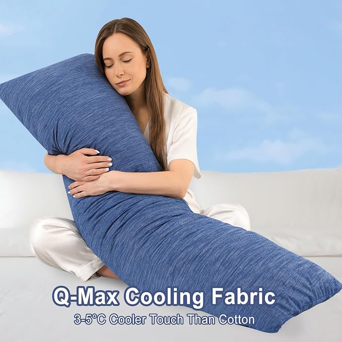 DWCN Memory Foam Body Pillow – Cooling Breathable & Supportive Full Length - Image 2