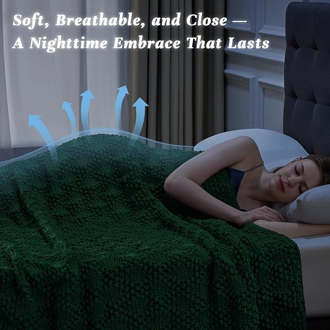 Anysay Knitted Weighted Blanket - Image 3