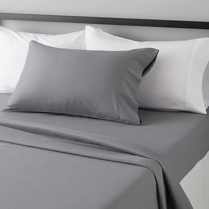 Amazon Basics Lightweight Super Soft Easy Care Wrinkle-Free Breathable Brushed by AmazonBasics
