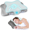 Pain Relief Cervical Pillow for Neck Support, Adjustable Ergonomic Pillow Cozy by QIUBABYO