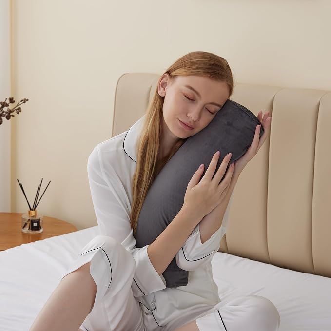 Bedluxe Adjustable 4pcs Bed Wedge Pillow Set, Memory Foam Wedge Pillows Post - Image 7