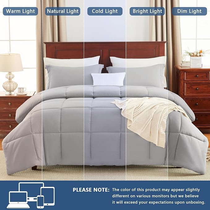 CozyLux King Size Comforter Set - Image 5