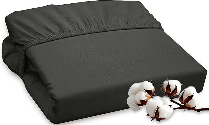 ROYALE LINENS 300 Thread Count 100% Long Staple Combed Cotton Fitted Sheet by ROYALELINENS