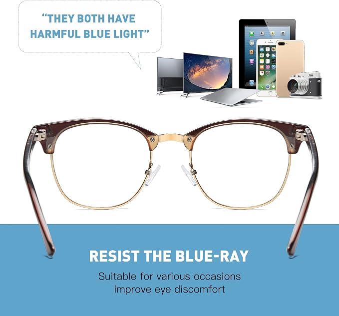 Blue Light Blocking Glasses for Woman/Men Computer Bluelight Glasses Womens/Mens - Image 6