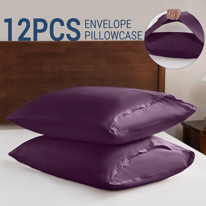 Pillowcases Queen 12 Pack, 20x30 Pillow Cases - Image 5