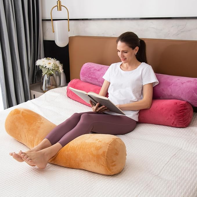 1 MIDDLE ONE Bolster Pillow for Bed, Long Round Body Pillow for Adults - Image 7