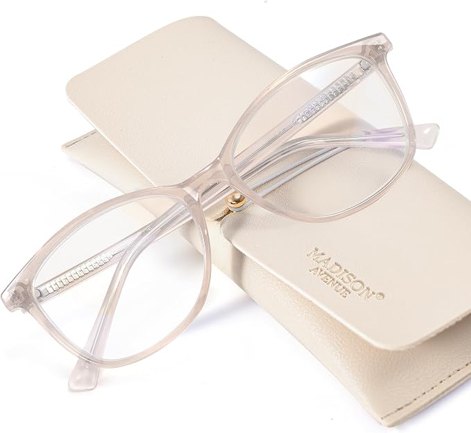 Madison Avenue TR90 Blue Light Blocking Glasses Anti Eyestrain UV Glare Blue by MadisonAvenue