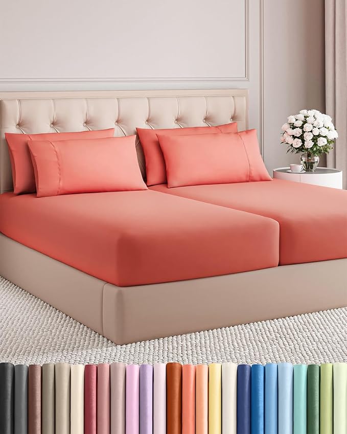 Split King 7 Piece Sheet Set by CGKUnlimited