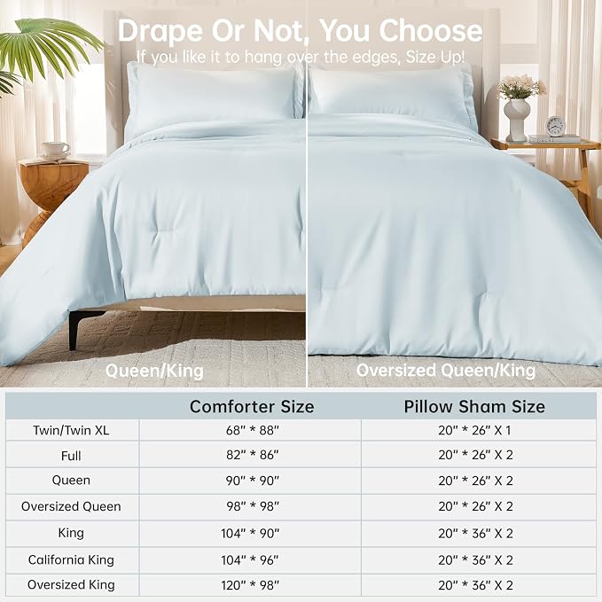 MUXHOMO Queen Comforter Set, All Season Ultra Soft Down Alternative Bedding - Image 8