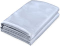 Homiest Baby Blue Satin Flat Sheet by Homiest