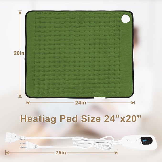 Deepsoon Heating Pad, Electric Heating Pads - Image 7