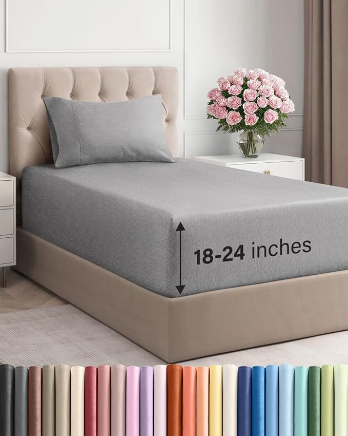 Extra Deep Twin Sheet Set by CGKUnlimited