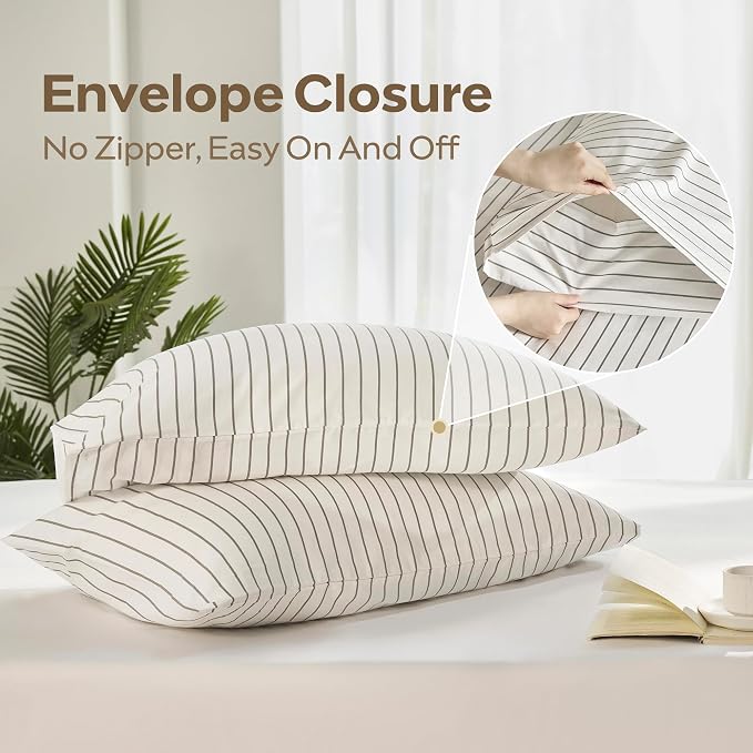 JELLYMONI Striped Duvet Cover Set - Image 7