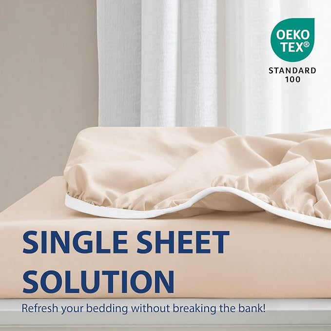 Cathay Home California King Fitted Sheet - Image 2