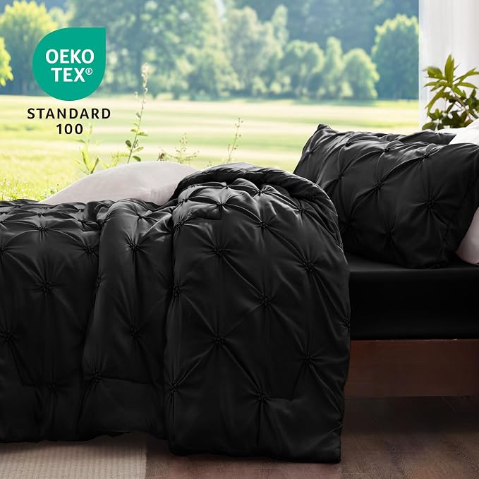 BEDELITE Black King Size Comforter Set - Image 3