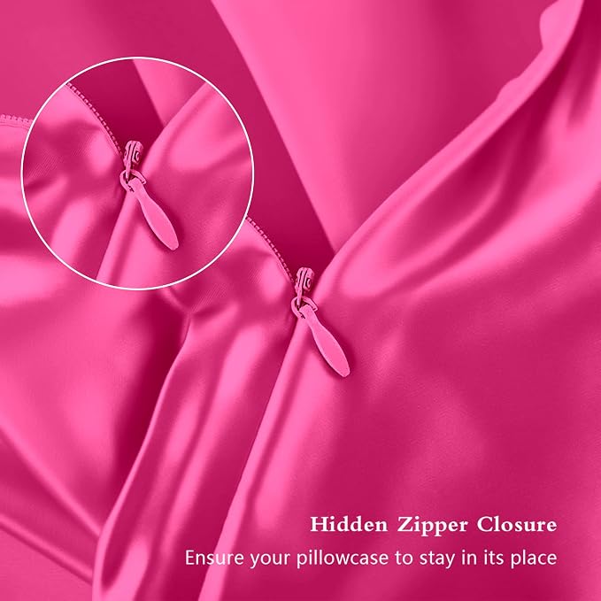 Silk Pillow Cases 2 Pack, Mulberry Silk Pillowcases Standard Set of 2, Anti Acne - Image 3