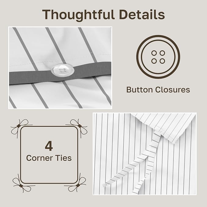 California Design Den Printed 100% Cotton Full/Queen Duvet Cover Set - Image 6