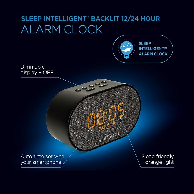 Sound Oasis® Bluetooth® Sleep Sound Therapy System® Alarm Clock - Image 3
