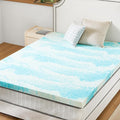 Sweetcrispy Memory Foam Mattress Topper Full, 3 Inch Thick Gel Infused Cooling by Sweetcrispy