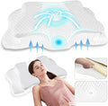 Pain Relief Cervical Pillow for Neck Support, Adjustable Ergonomic Pillow Cozy by QIUBABYO