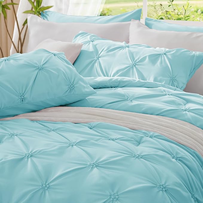 BEDELITE Macaron Blue Twin Comforter Set - Image 6
