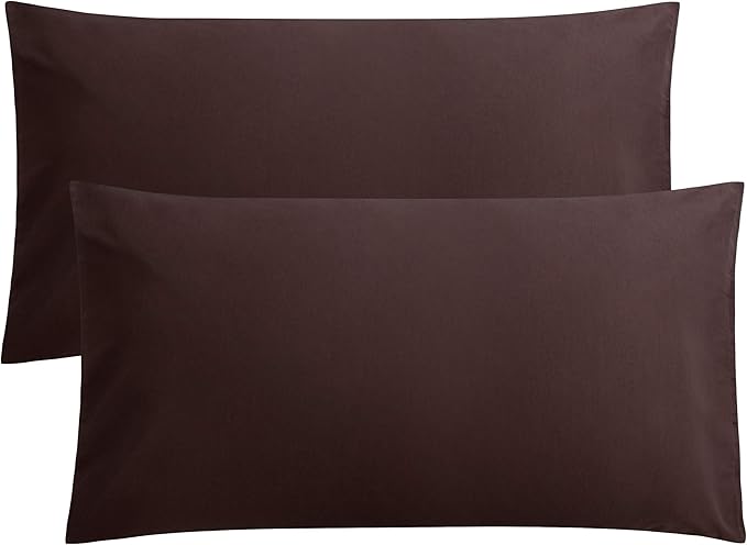 FLXXIE King Pillow Cases Set of 2, Soft Microfiber Pillow Covers by FLXXIE