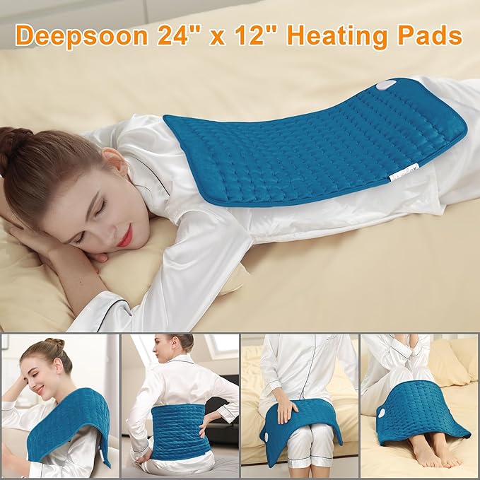 Deepsoon Heating Pad, Electric Heating Pads - Image 2