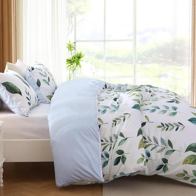 Duvet Cover King Size, Reversible Floral Vintage Duvet Cover Set - Image 4