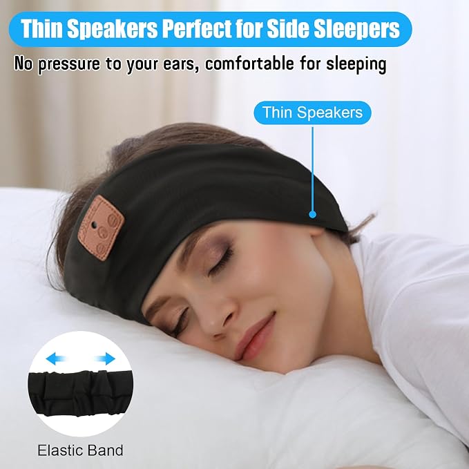 Bluetooth Sleeping Headphones, Headband Headphones - Image 4