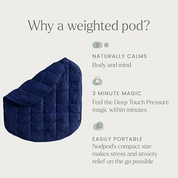 nodpod Body 6.5lb Patented Compact Weighted Blanket I Perfect - Image 4