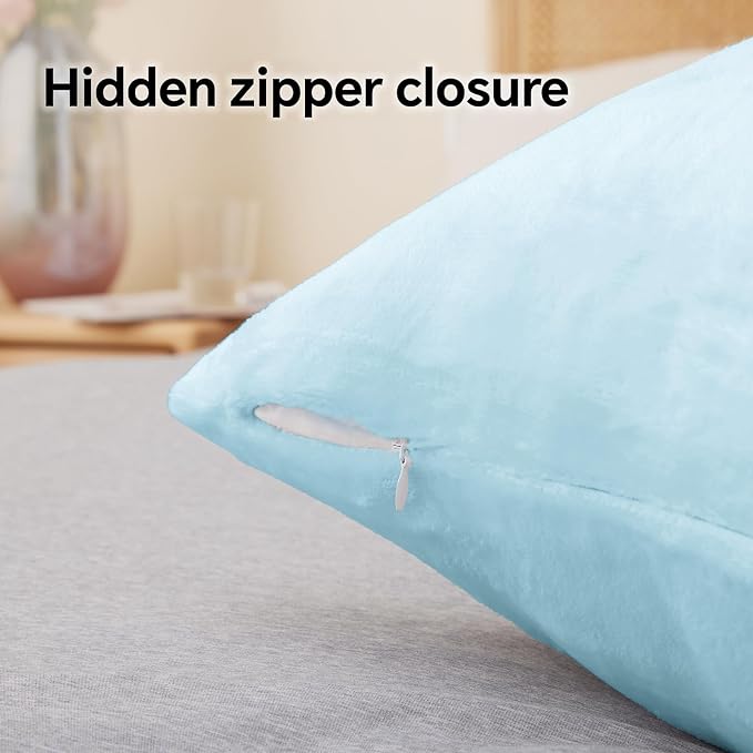 BEDELITE Flannel King Size Pillow Cases Set of 2, Super Soft Fleece Pillowcases - Image 6