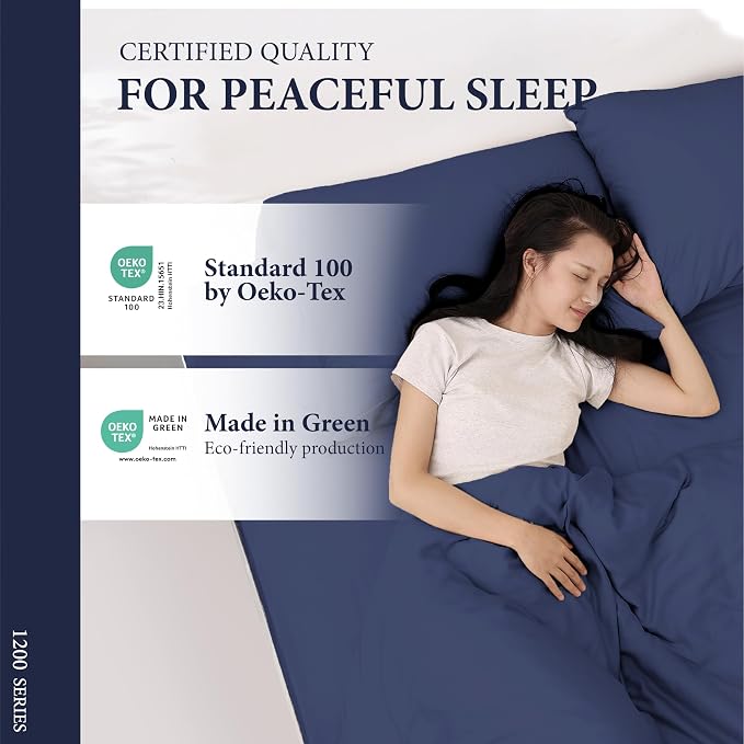 100% Egyptian Cotton King Size Sheets Set - Image 6