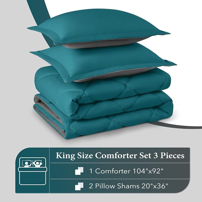 downluxe King Size Comforter Set - Image 6