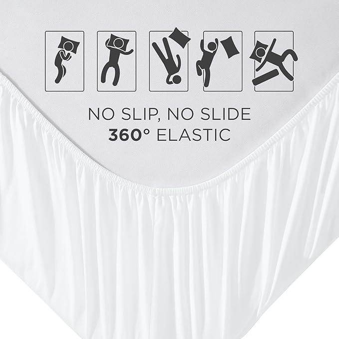 Royale Linens Fitted Sheet Twin - Image 5