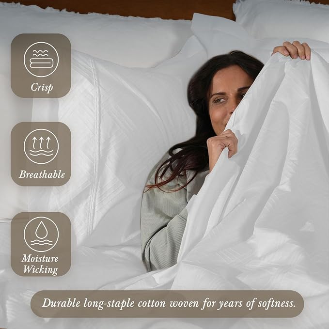 Threadmill Luxury 100% Cotton Full Bed-Sheets - Image 3