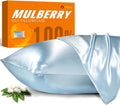 100% Mulberry Silk Pillowcase for Hair and Skin, 22 Momme Pure Natural Silk by JJIMOO